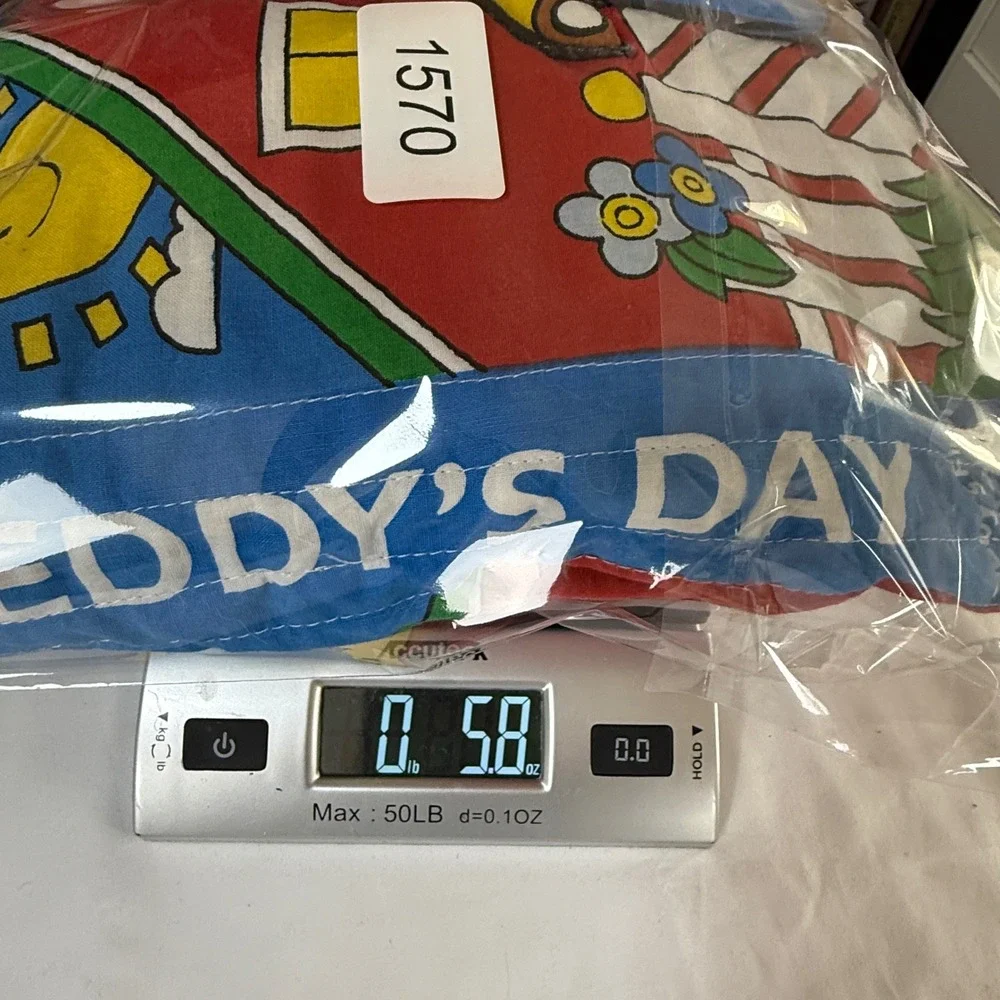 Baby's First Book Club Teddy's Day Soft Cloth‎ Book Infant Toddler Toy